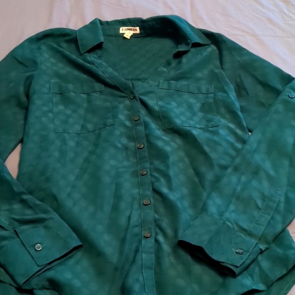 Express green portofino shirt